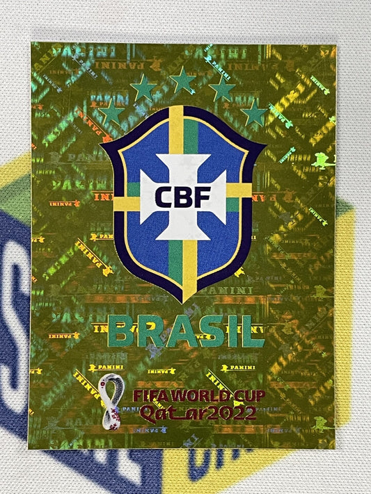 Emblem Brazil Panini World Cup 2022 Qatar Stickers