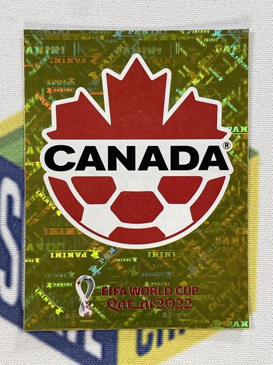 Emblem Canada Panini World Cup 2022 Qatar Stickers