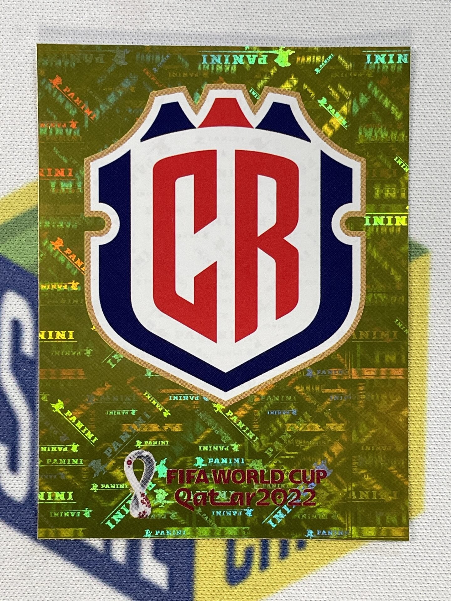 Emblem Costa Rica Panini World Cup 2022 Qatar Stickers