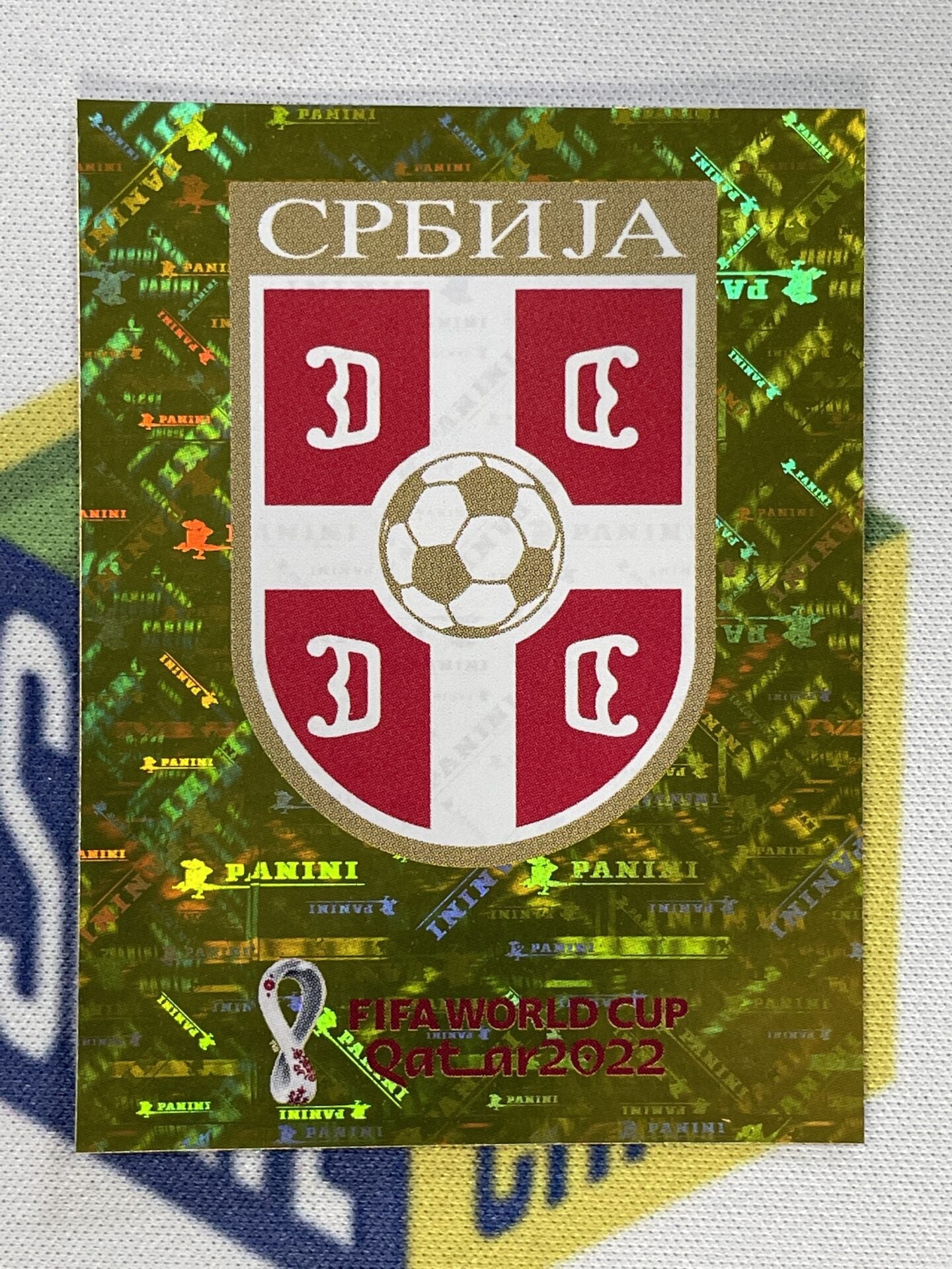 Emblem Denmark Panini World Cup 2022 Qatar Stickers