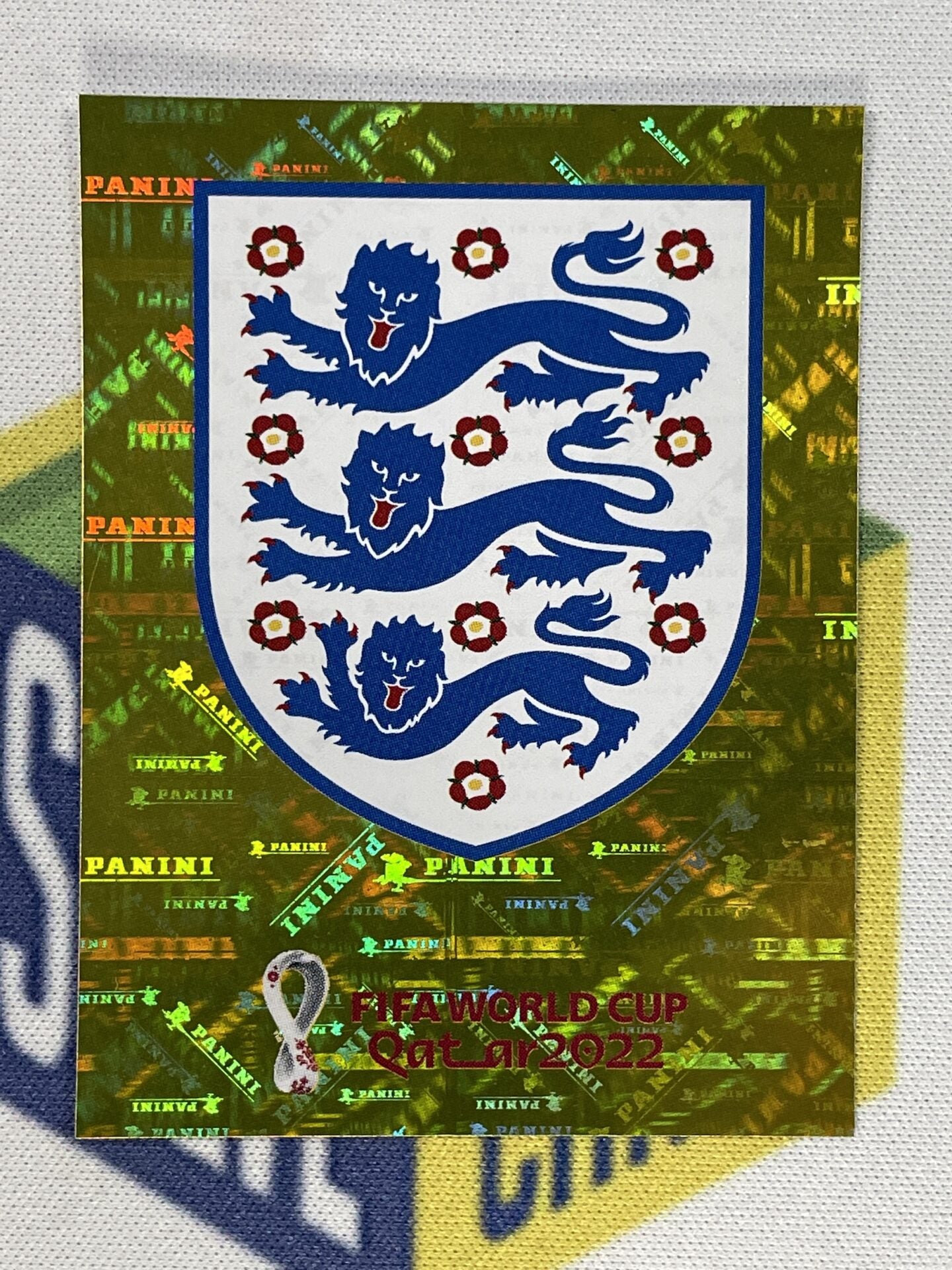 Emblem England Panini World Cup 2022 Qatar Stickers