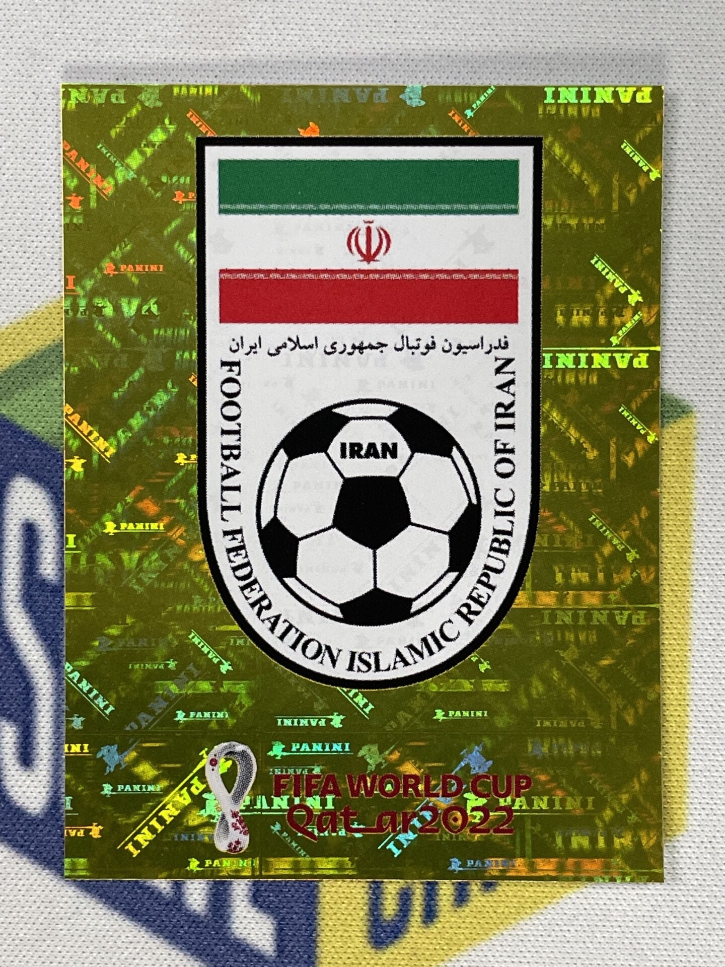 Emblem Iran Panini World Cup 2022 Qatar Stickers