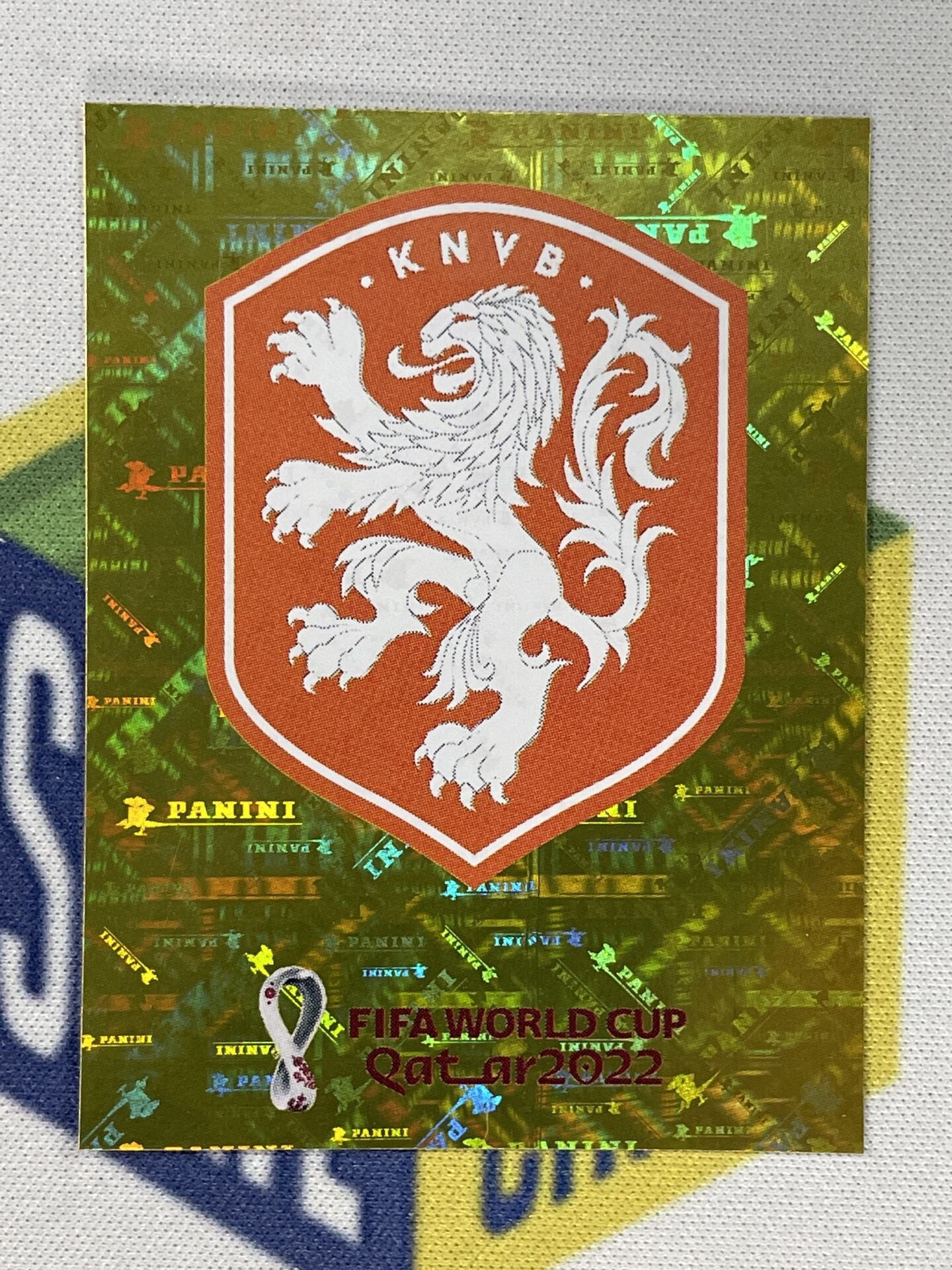 Emblem Netherlands Panini World Cup 2022 Qatar Stickers