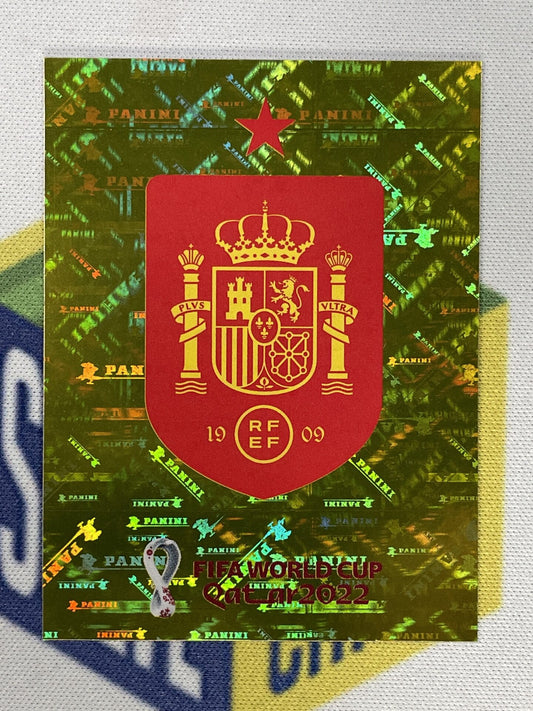 Emblem Spain Panini World Cup 2022 Qatar Stickers