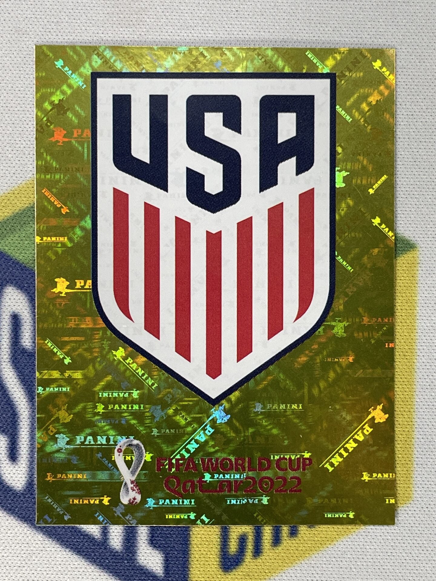 Emblem USA Panini World Cup 2022 Qatar Stickers