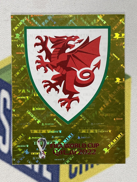 Emblem Wales Panini World Cup 2022 Qatar Stickers