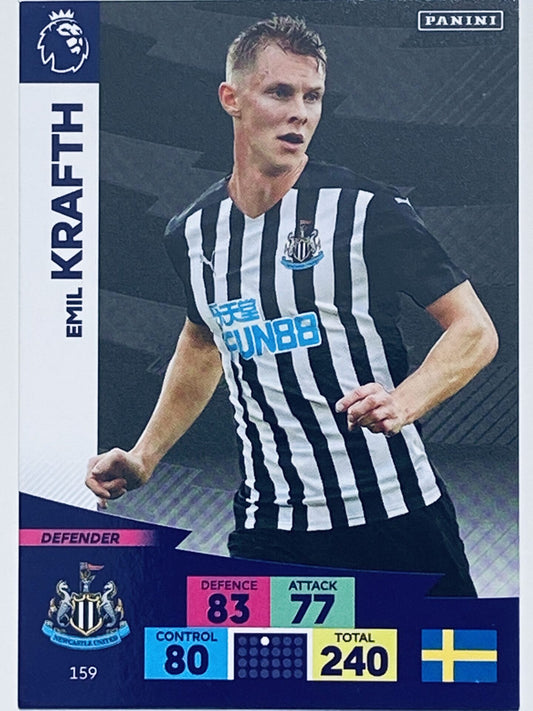 Emil Krafth (Newcastle United) Football Card &#8211; Premier League Adrenalyn XL 2020:21