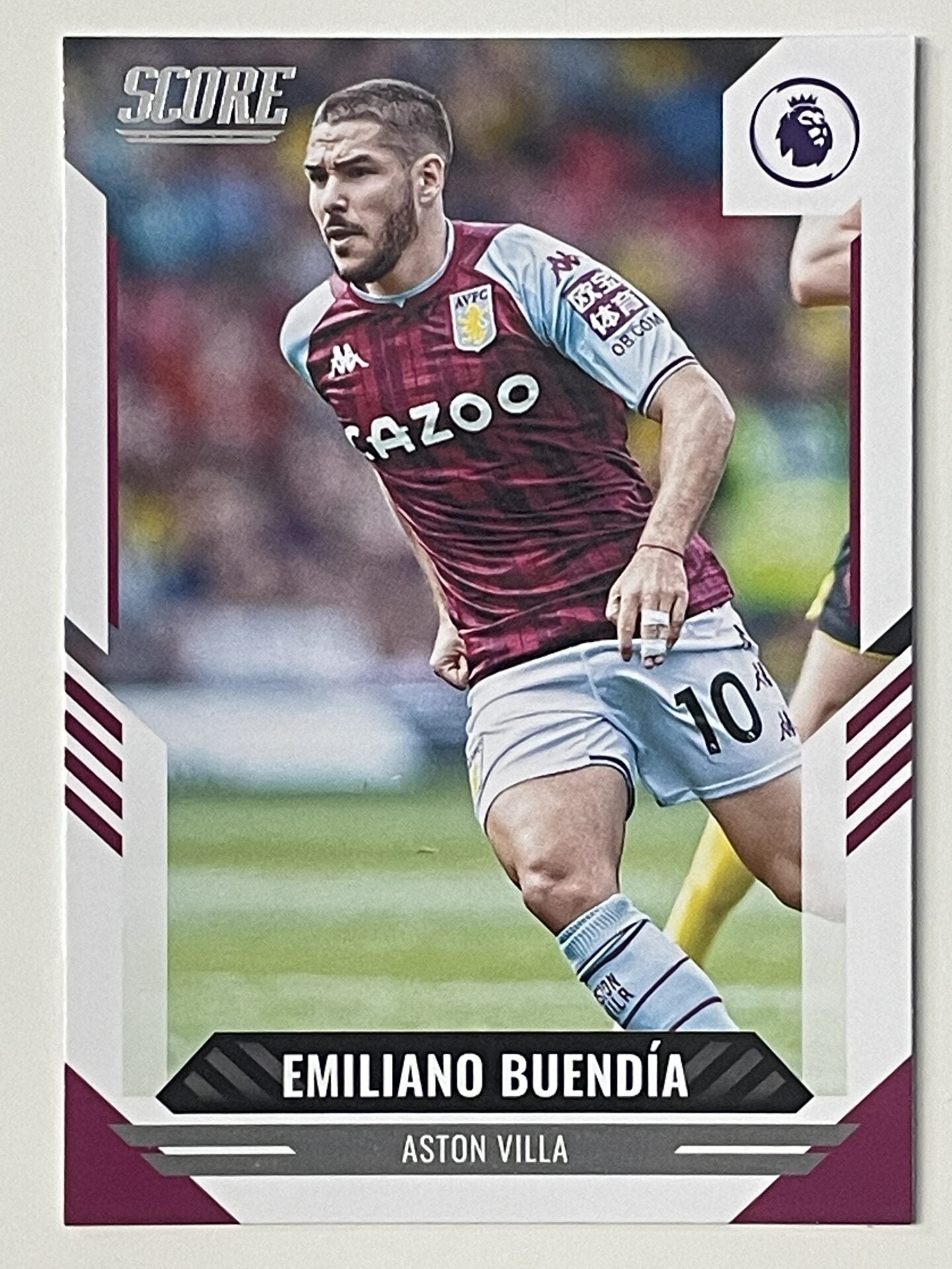 Emiliano Buendia Aston Villa Base Panini Premier League Score 2021 2022