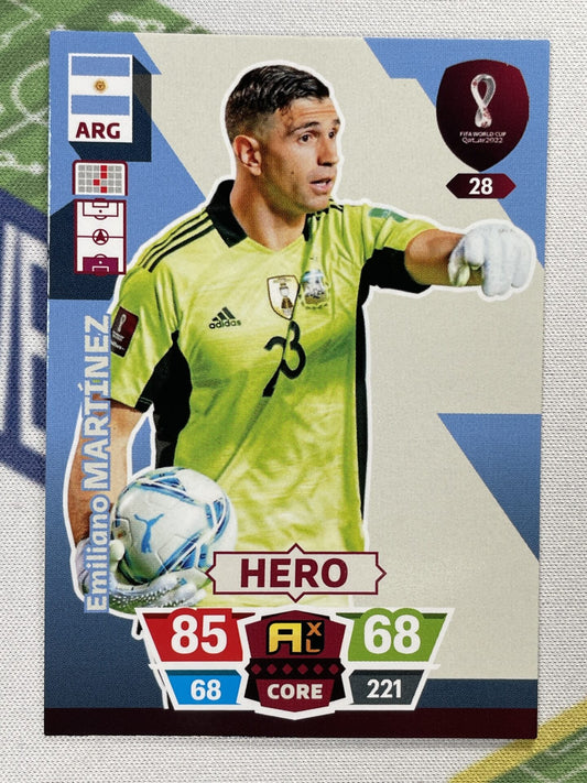 Emiliano Martinez Argentina Panini World Cup 2022 Adrenalyn XL Card