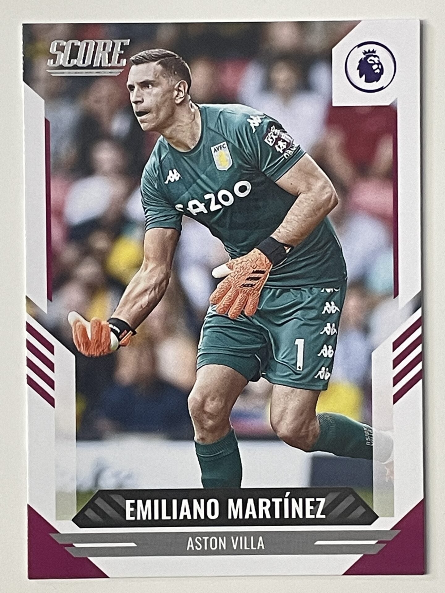 Emiliano Martinez Aston Villa Base Panini Premier League Score 2021 2022