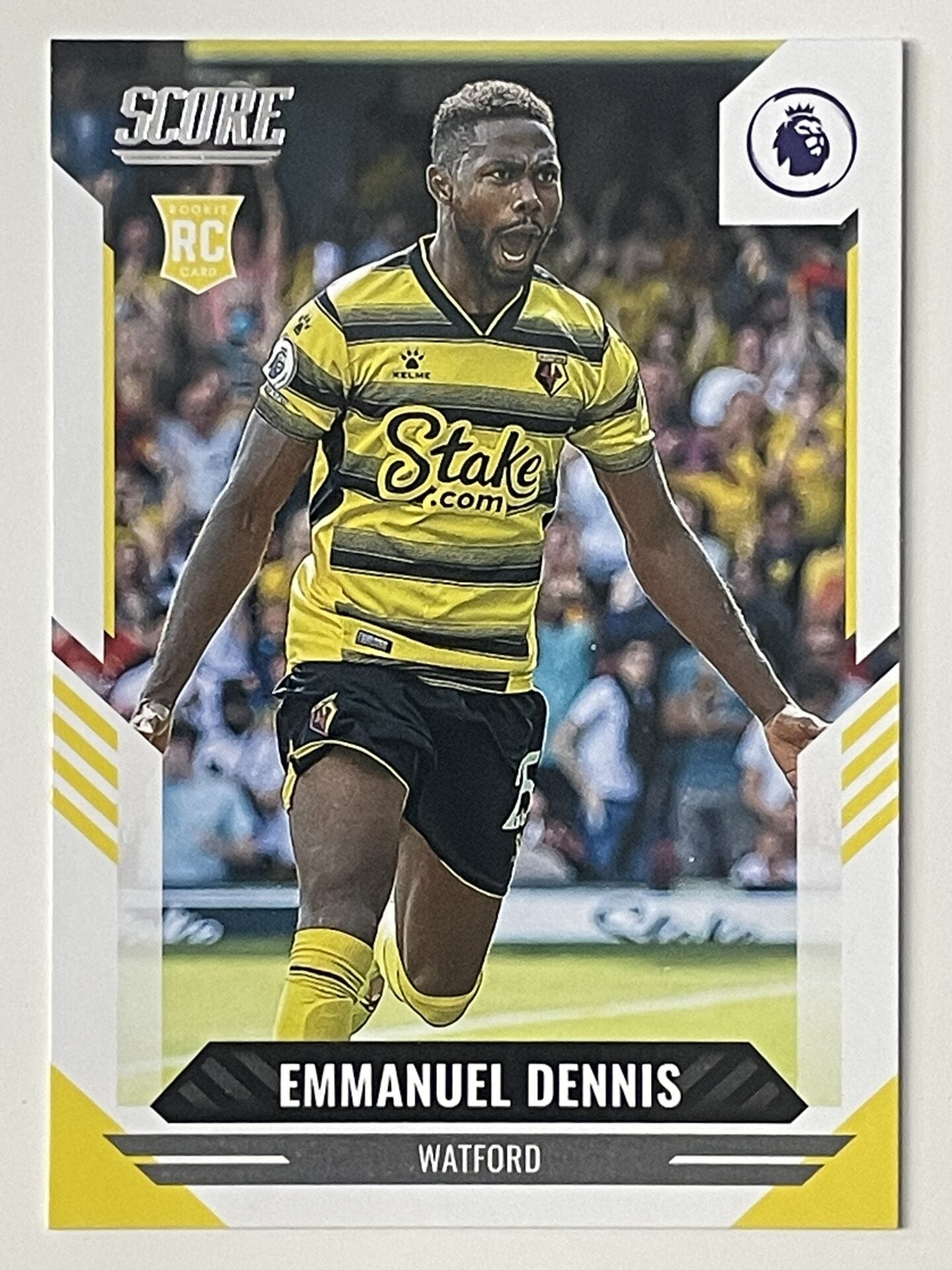 Emmanuel Dennis Watford Base Panini Premier League Score 2021 2022