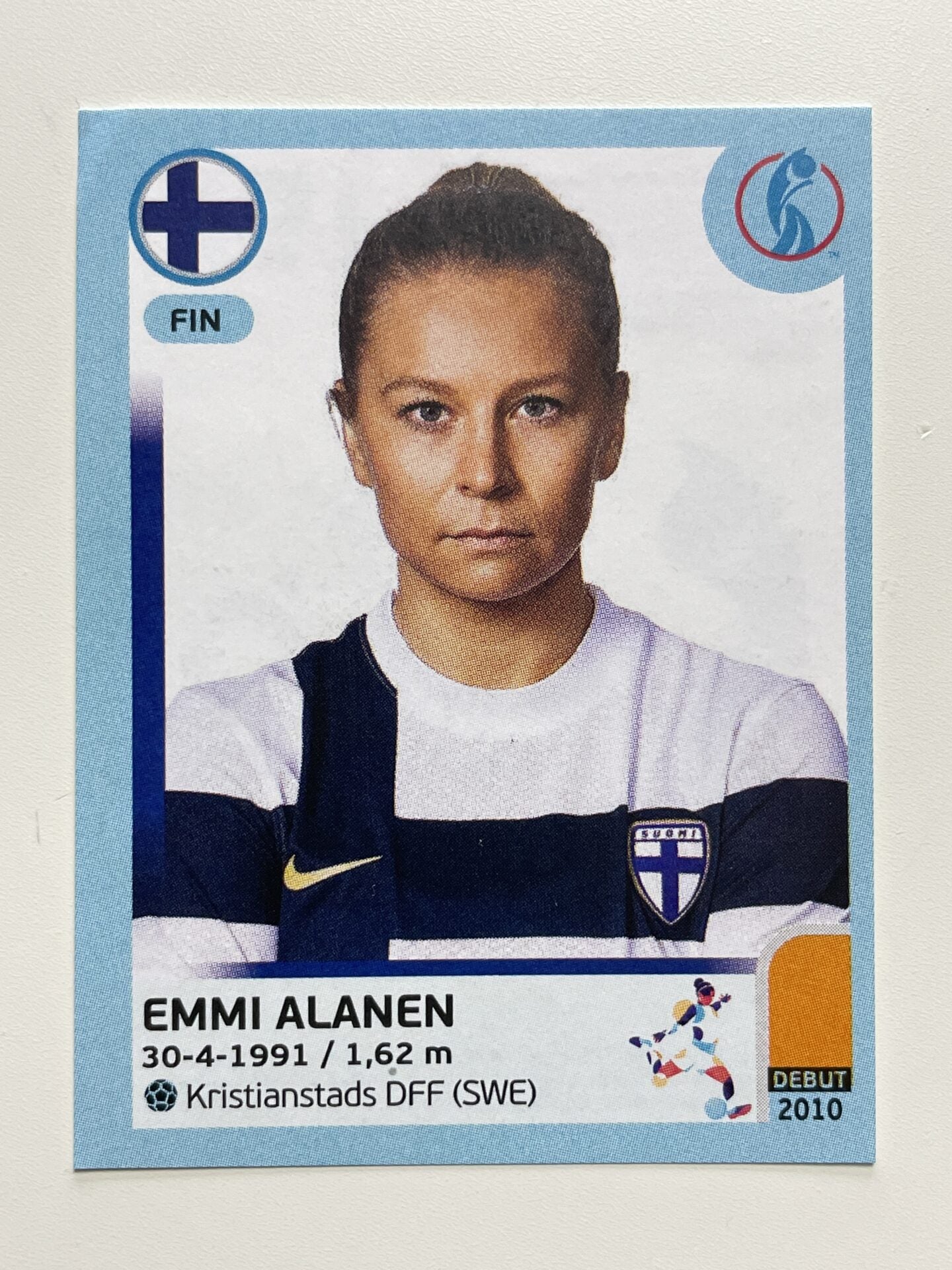 Emmi Alanen Finland Base Panini Womens Euro 2022 Stickers Collection