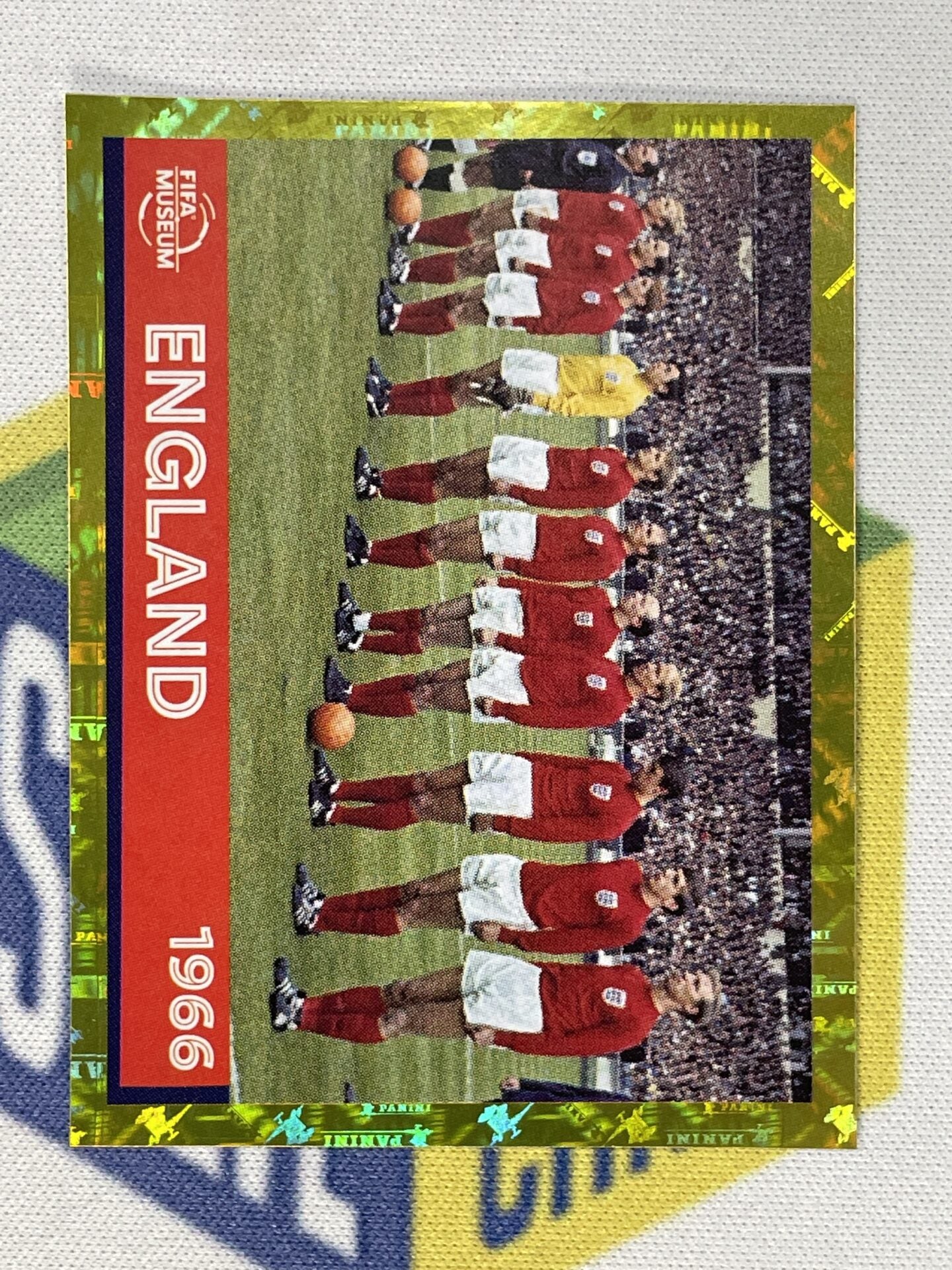 England 1966 Museum Panini World Cup 2022 Qatar Stickers