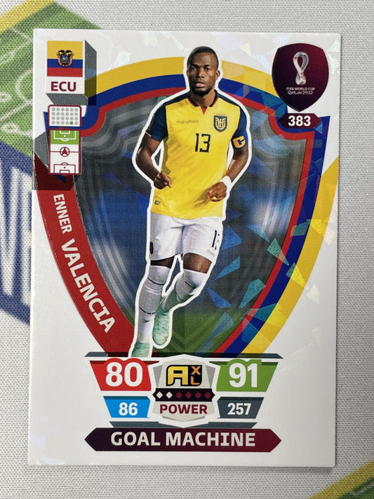 Enner Valencia Ecuador Goal Machine Panini World Cup 2022 Adrenalyn XL Card