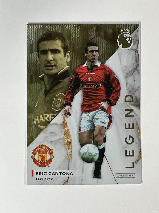 Eric Cantona Manchester United Legend Limited Edition Panini Premier League Adrenalyn XL 2024 Card