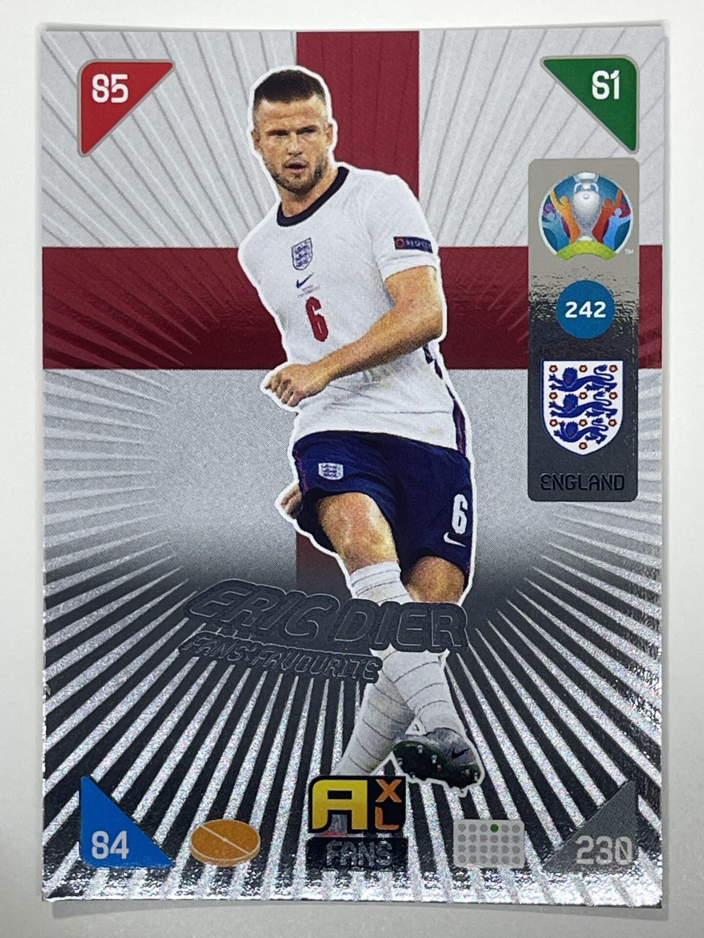 Eric Dier Fans Favourites (England) Football Card &#8211; Euro 2020 Adrenalyn XL