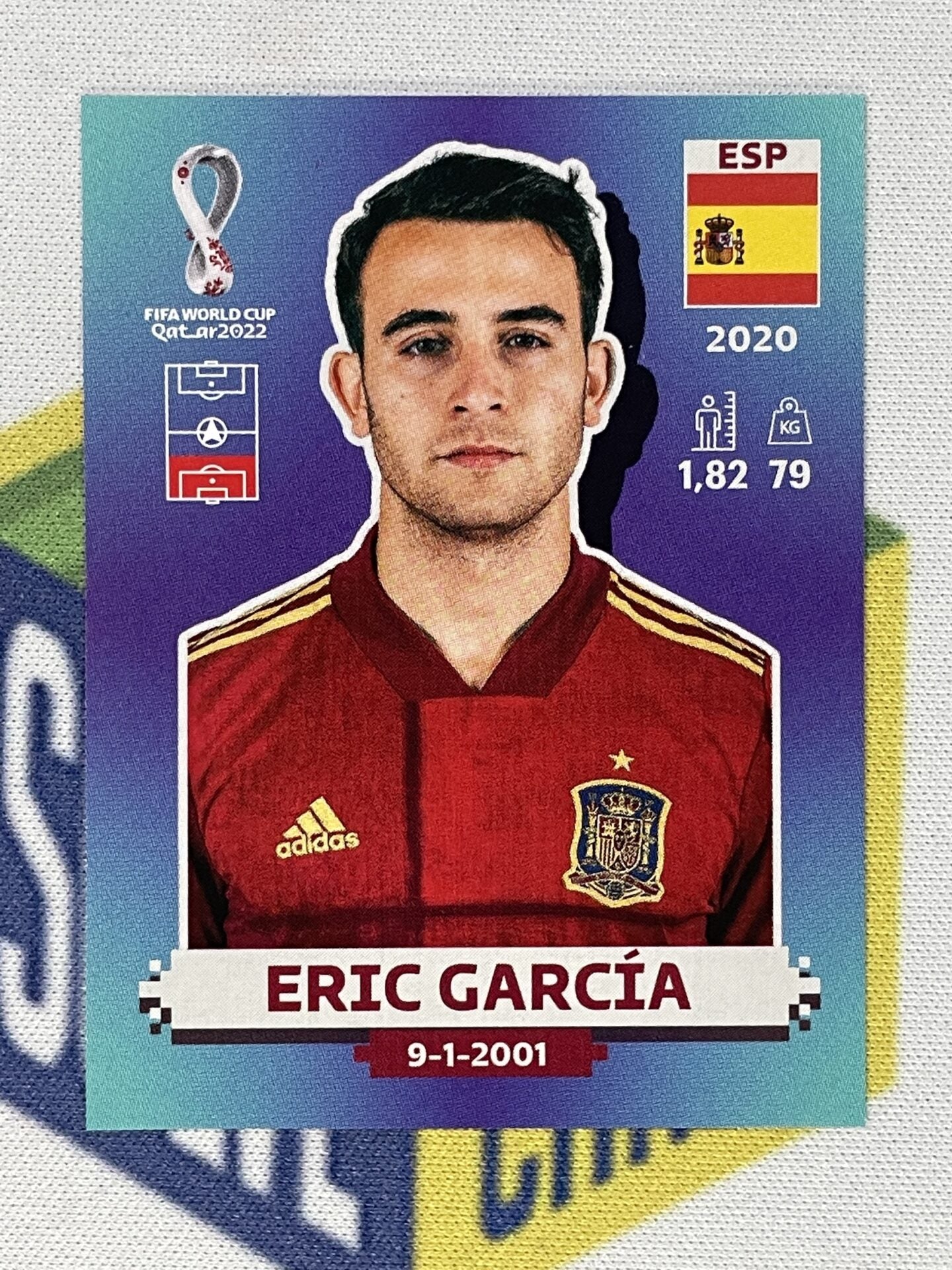 Eric Garcia Spain Panini World Cup 2022 Qatar Stickers