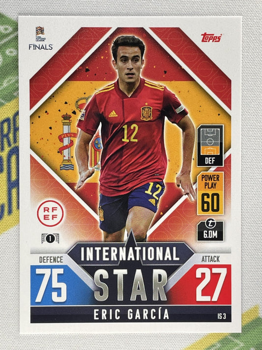 Eric Garcia Spain Topps Match Attax 101 Road to Nations League 2022 Card