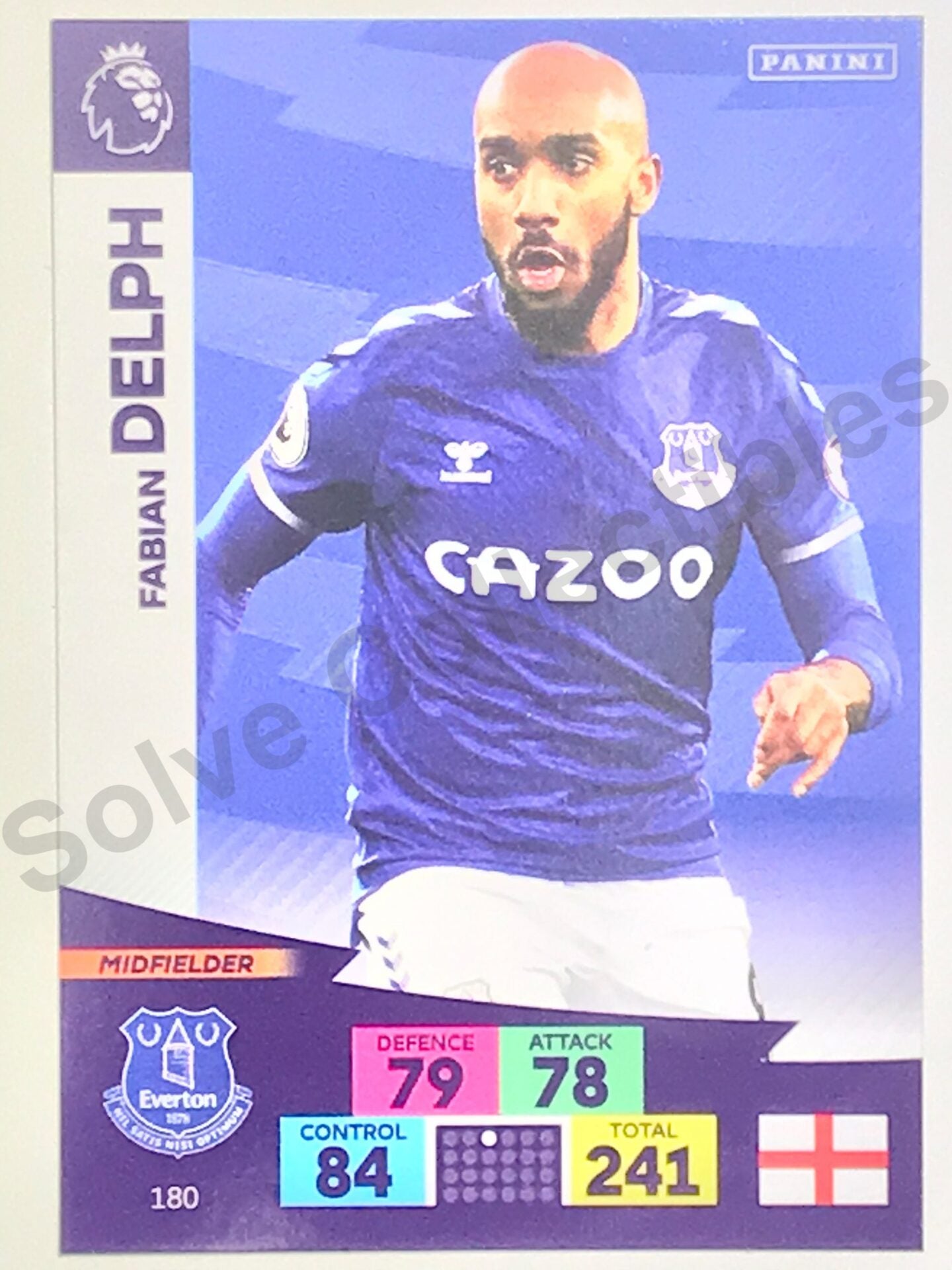 Fabian Delph (Everton) Football Sticker &#8211; Premier League Adrenalyn XL 2020:21