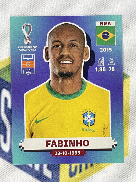 Fabinho Brazil Panini World Cup 2022 Qatar Stickers