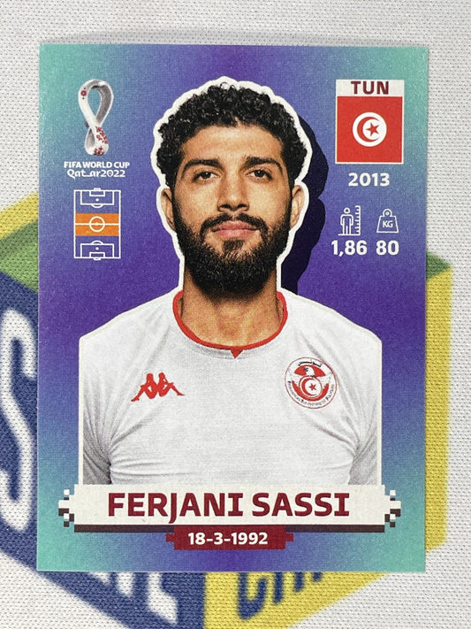 Ferjani Sassi Tunisia Panini World Cup 2022 Qatar Stickers