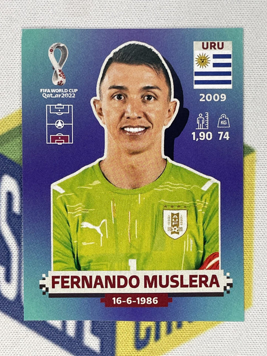 Fernando Muslera Uruguay Panini World Cup 2022 Qatar Stickers