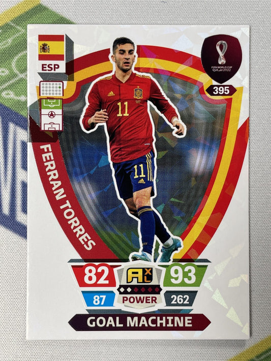 Ferran Torres Spain Goal Machine Panini World Cup 2022 Adrenalyn XL Card