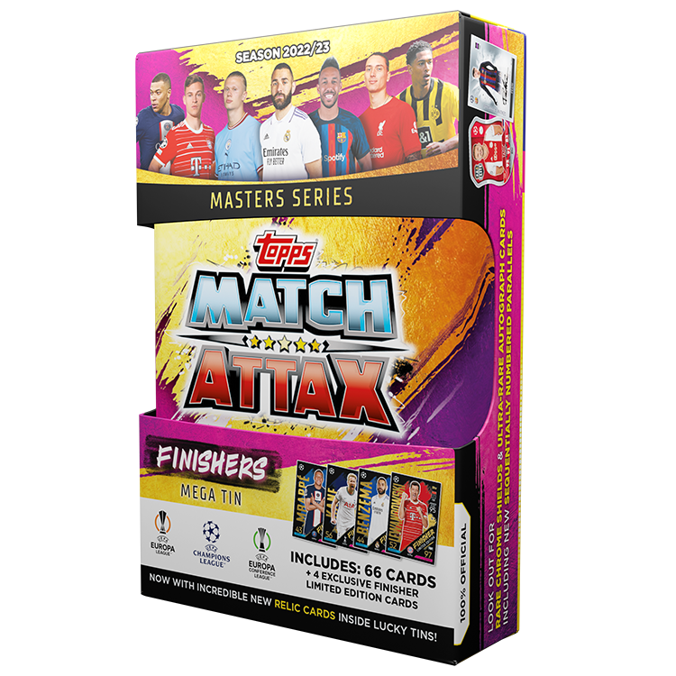 Finishers Mega Tin Topps Match Attax 2022 2023 Champions League