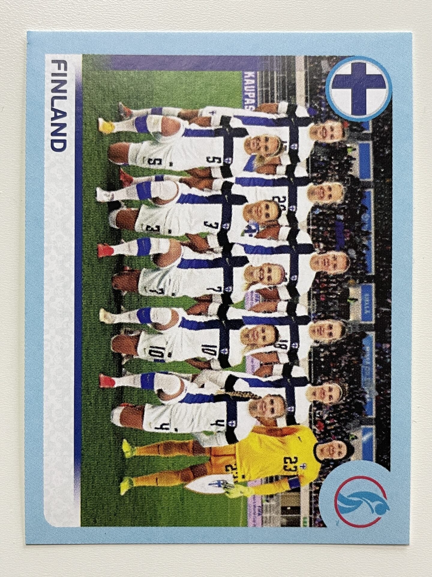 Finland Team Photo Panini Womens Euro 2022 Stickers Collection