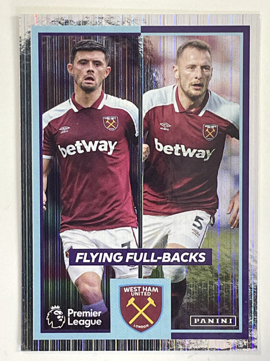 Flying Full-Backs West Ham Panini Premier League 2022 Football Sticker