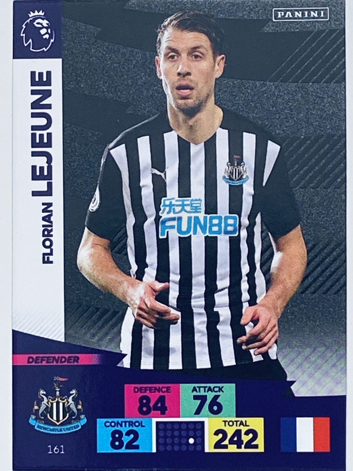 Forian Lejeune (Newcastle United) Football Card &#8211; Premier League Adrenalyn XL 2020:21