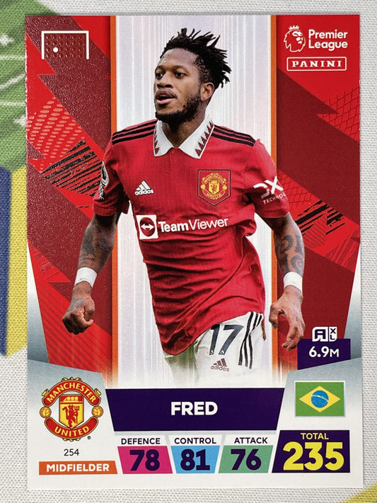 Fred Manchester United Panini Premier League Adrenalyn XL 2023 Card