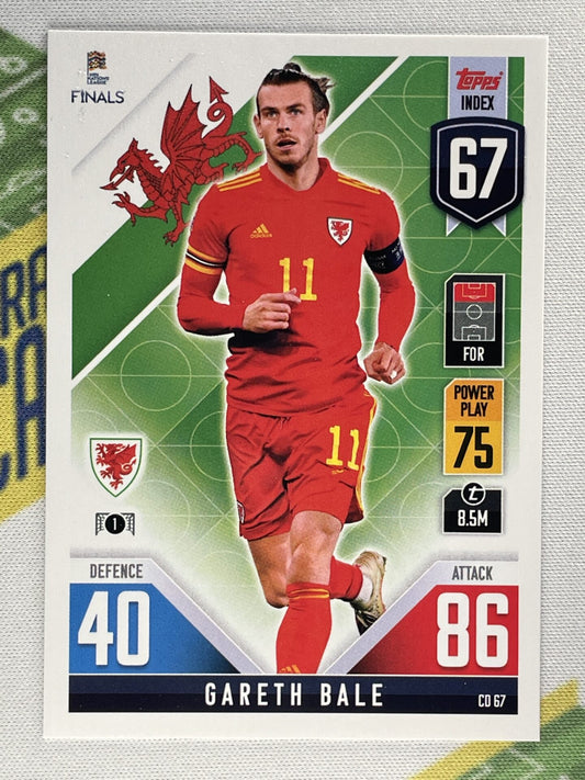 Gareth Bale Wales Topps Match Attax 101 Road to Nations League 2022 CardTopps Match Attax 101 Road to Nations League 2022 Card