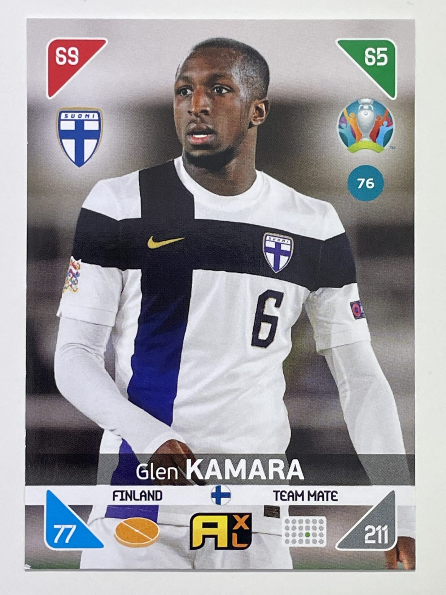 Glen Kamara Team Mates (Finland) Football Cards &#8211; Euro 2020 Adrenalyn XL