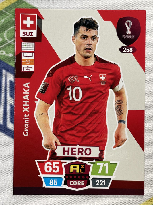 Granit Xhaka Switzerland Panini World Cup 2022 Adrenalyn XL Card