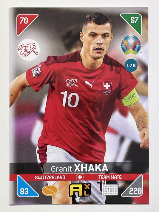 Granit Xhaka Team Mates (Switzerland) Football Card &#8211; Euro 2020 Adrenalyn XL