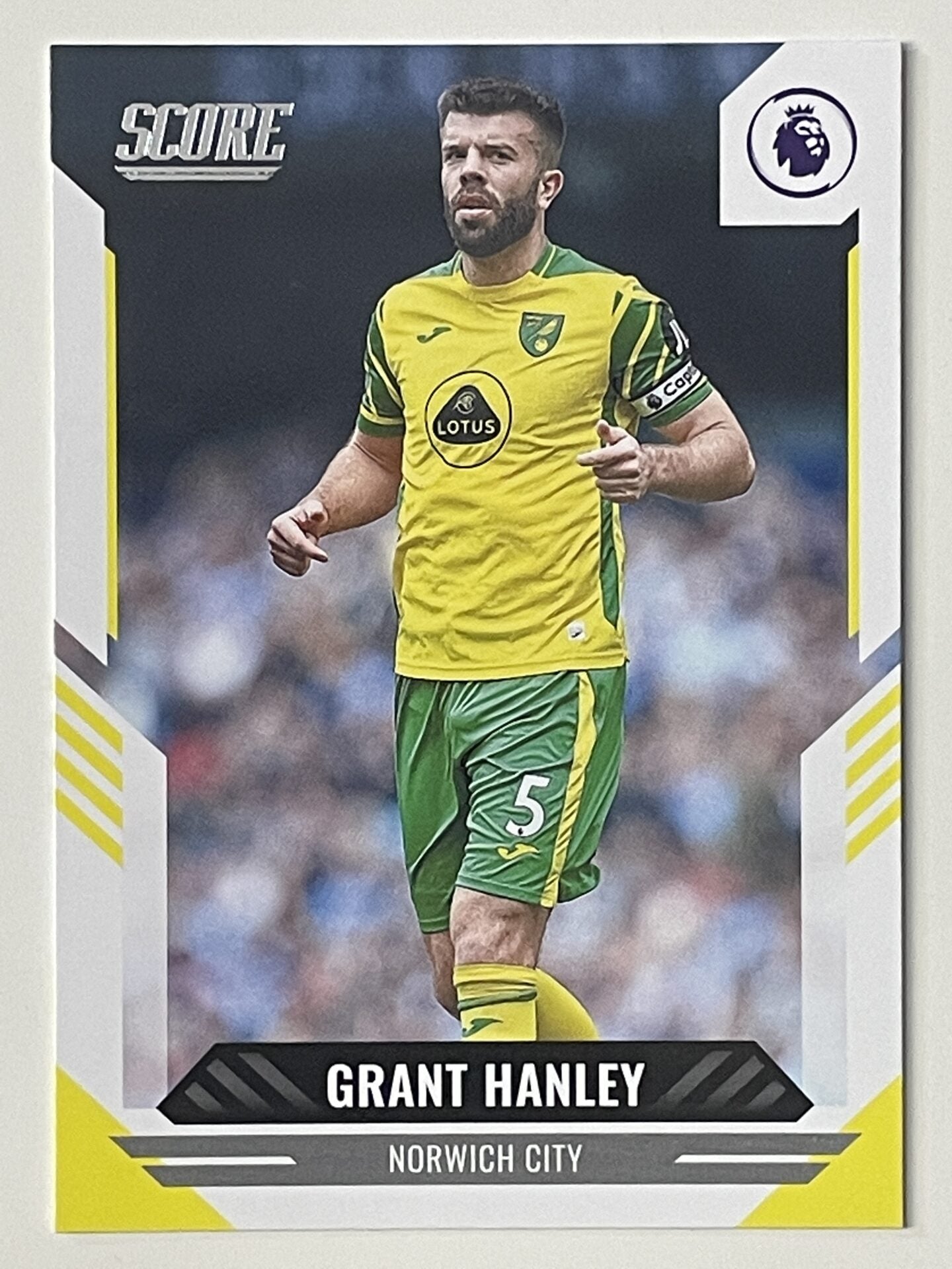 Grant Hanley Norwich City Base Panini Premier League Score 2021 2022