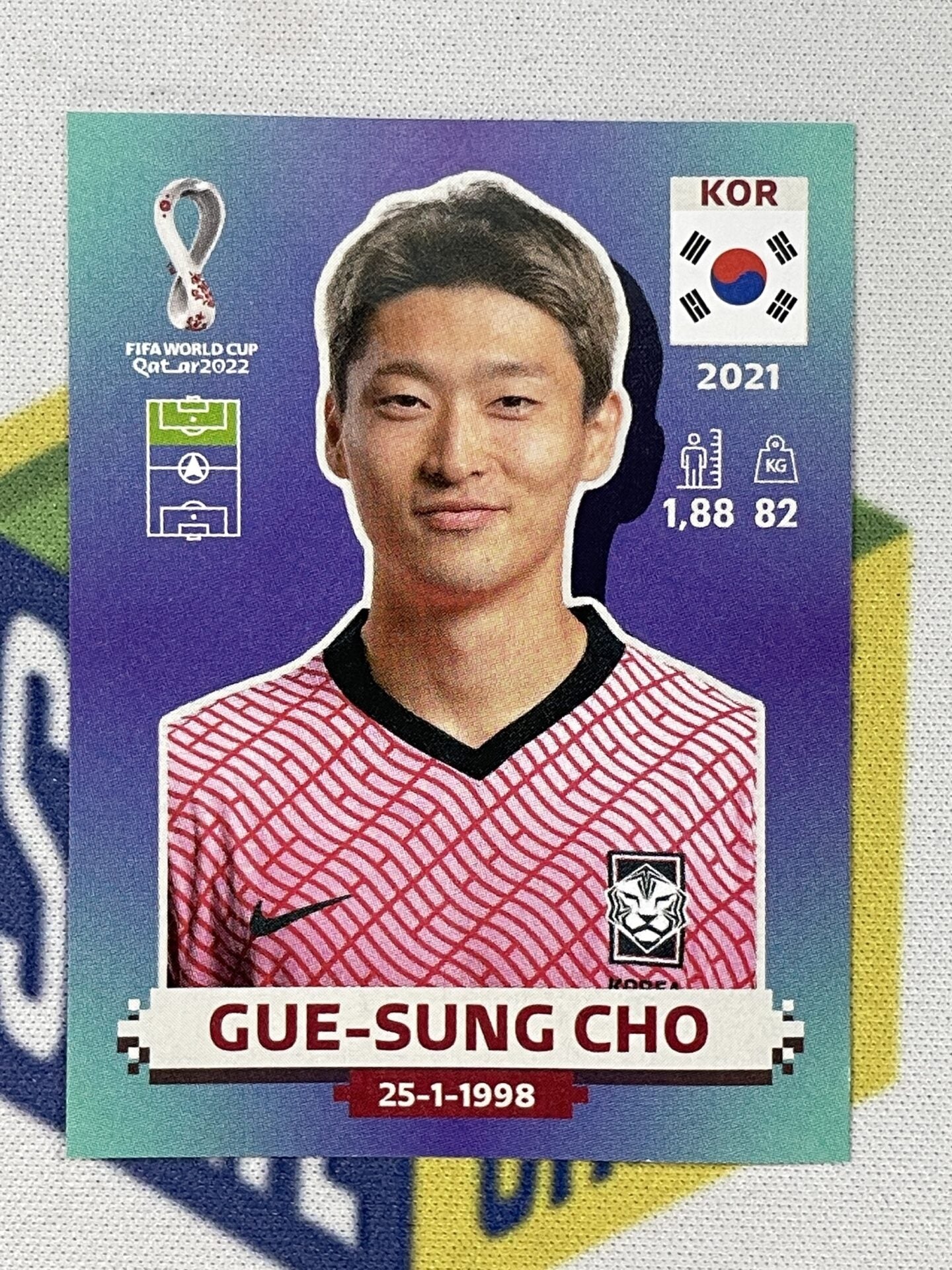 Gue-Sung Cho Korea Republic Panini World Cup 2022 Qatar Stickers