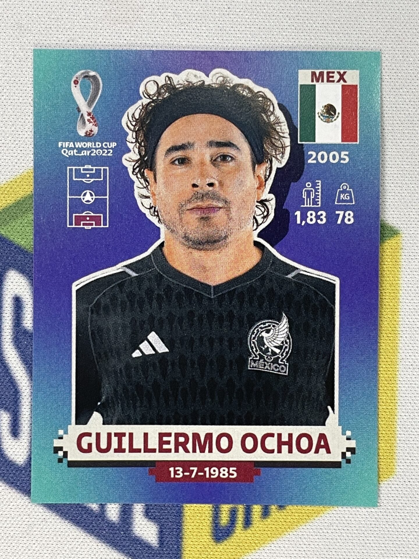 Guillermo Ochoa Mexico Panini World Cup 2022 Qatar Stickers