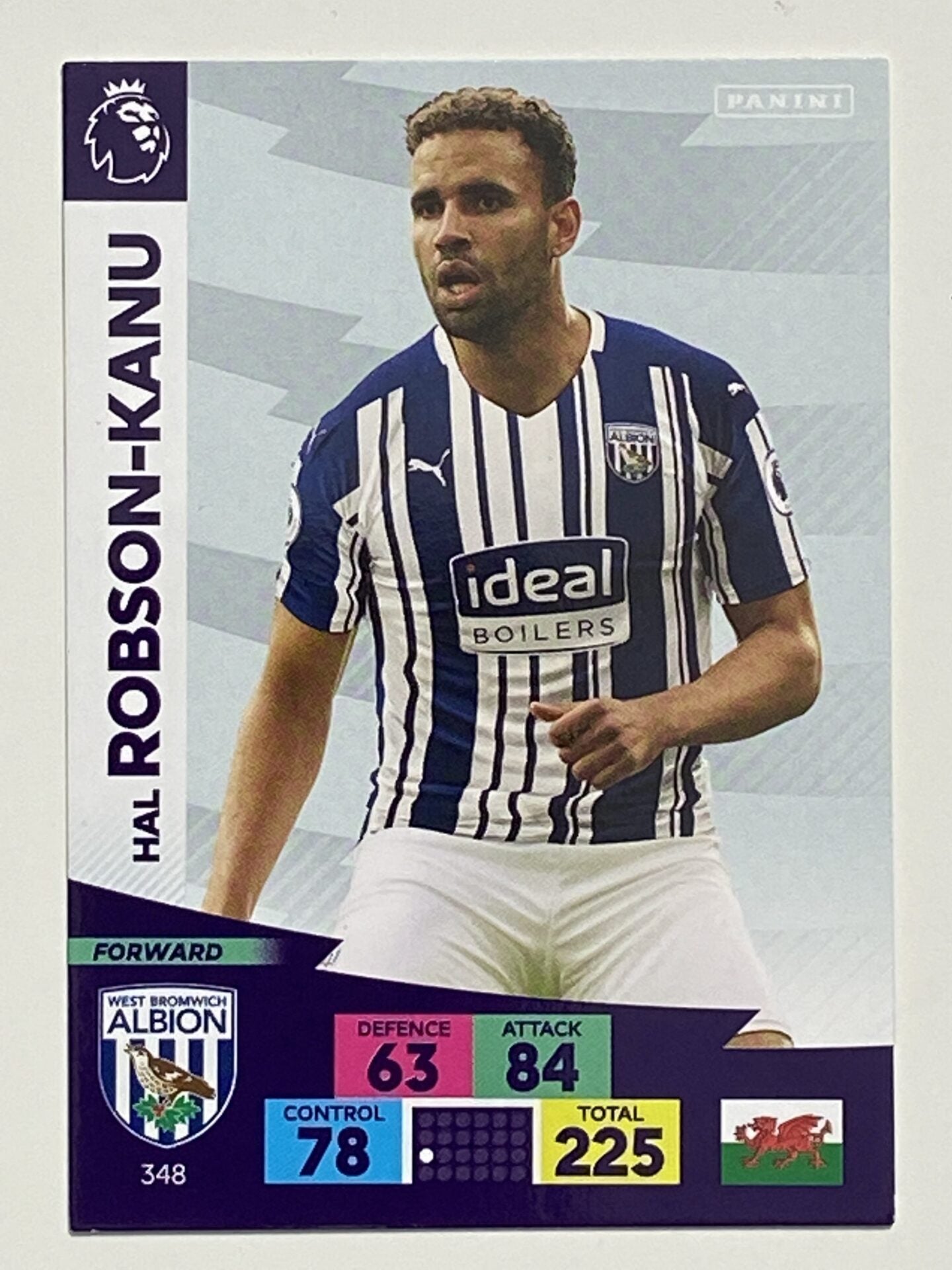 Hal Robson-Kanu (West Brom) Football Card &#8211; Premier League Adrenalyn XL 2020:21