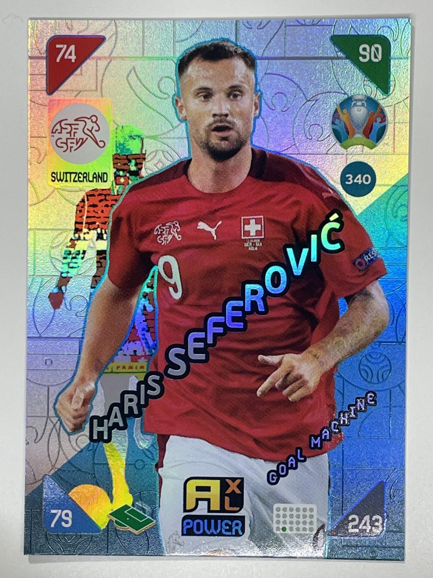 Haris Seferovic Goal Machines (Switzerland) Football Card &#8211; Euro 2020 Adrenalyn XL