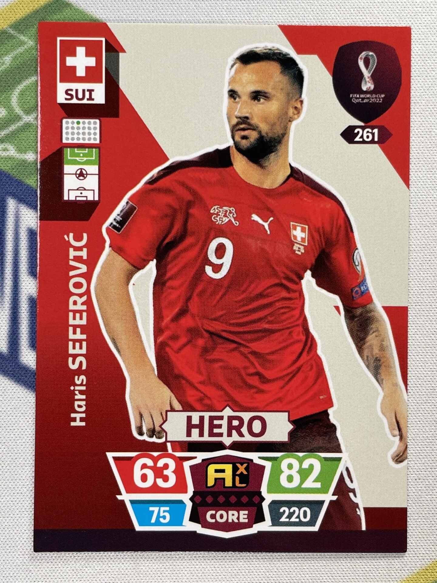 Haris Seferovic Switzerland Panini World Cup 2022 Adrenalyn XL Card