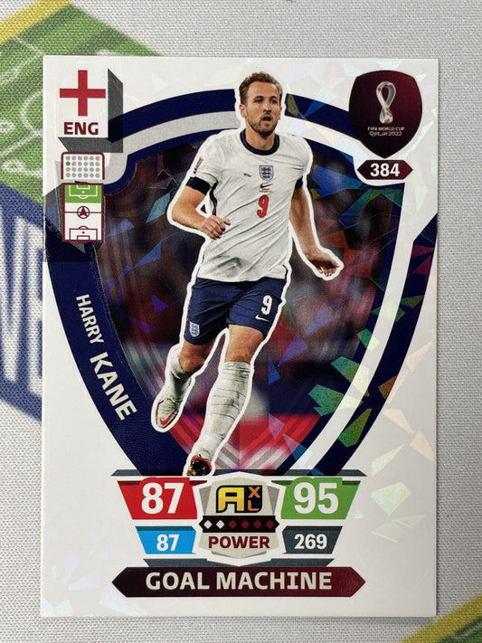 Harry Kane England Goal Machine Panini World Cup 2022 Adrenalyn XL Card