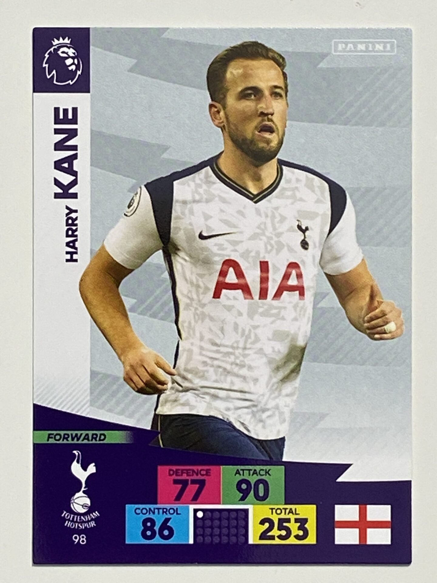 Harry Kane (Tottenham) Football Card &#8211; Premier League Adrenalyn XL 2020:21