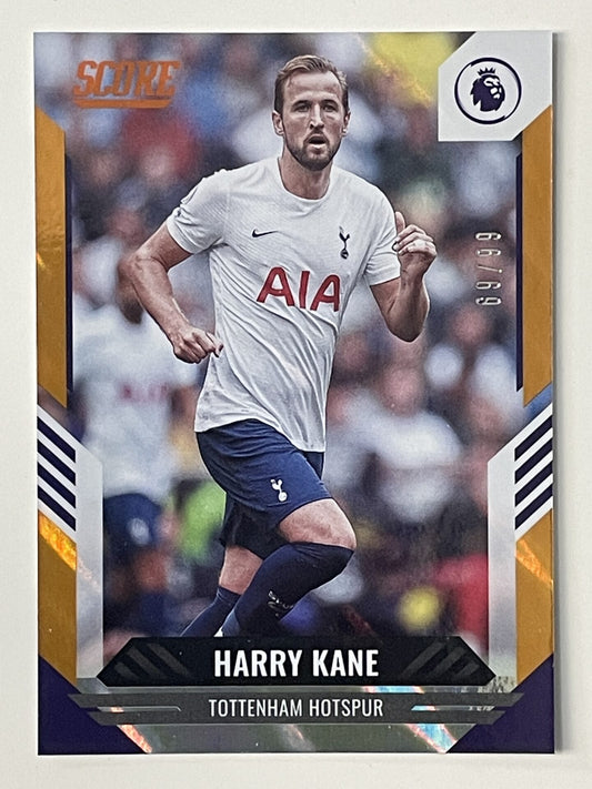 Harry Kane Tottenham Hotspur Base Orange Lava Parallel Panini Premier League Score 2021 2022