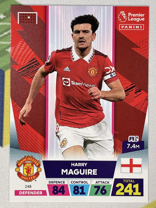 Harry Maguire Manchester United Panini Premier League Adrenalyn XL 2023 Card