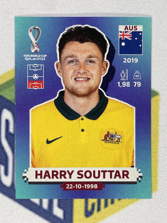 Harry Souttar Australia Panini World Cup 2022 Qatar Stickers