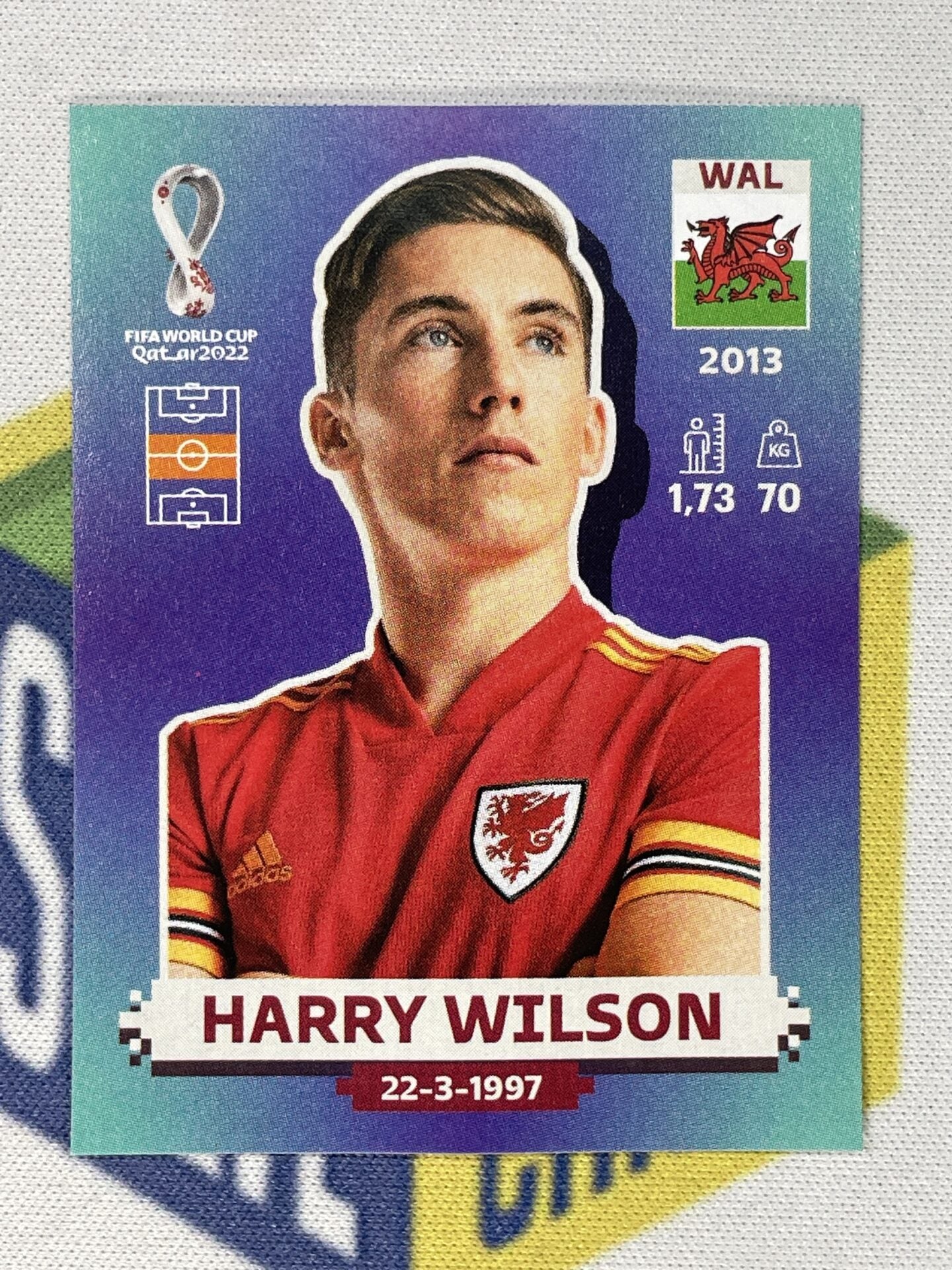 Harry Wilson Wales Panini World Cup 2022 Qatar Stickers