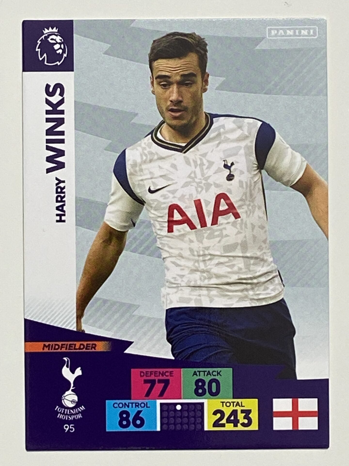 Harry Winks (Tottenham) Football Card &#8211; Premier League Adrenalyn XL 2020:21