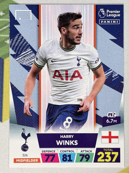 Harry Winks Tottenham Panini Premier League Adrenalyn XL 2023 Card